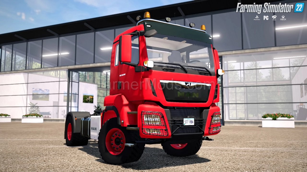 MAN TGS 18.1290 4x4 Truck v2.0 for FS22