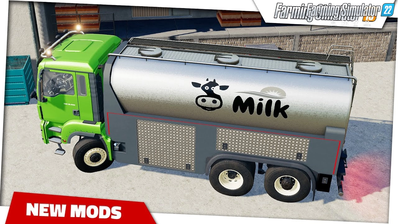 MAN TGS Milk Truck v1.0 for FS22