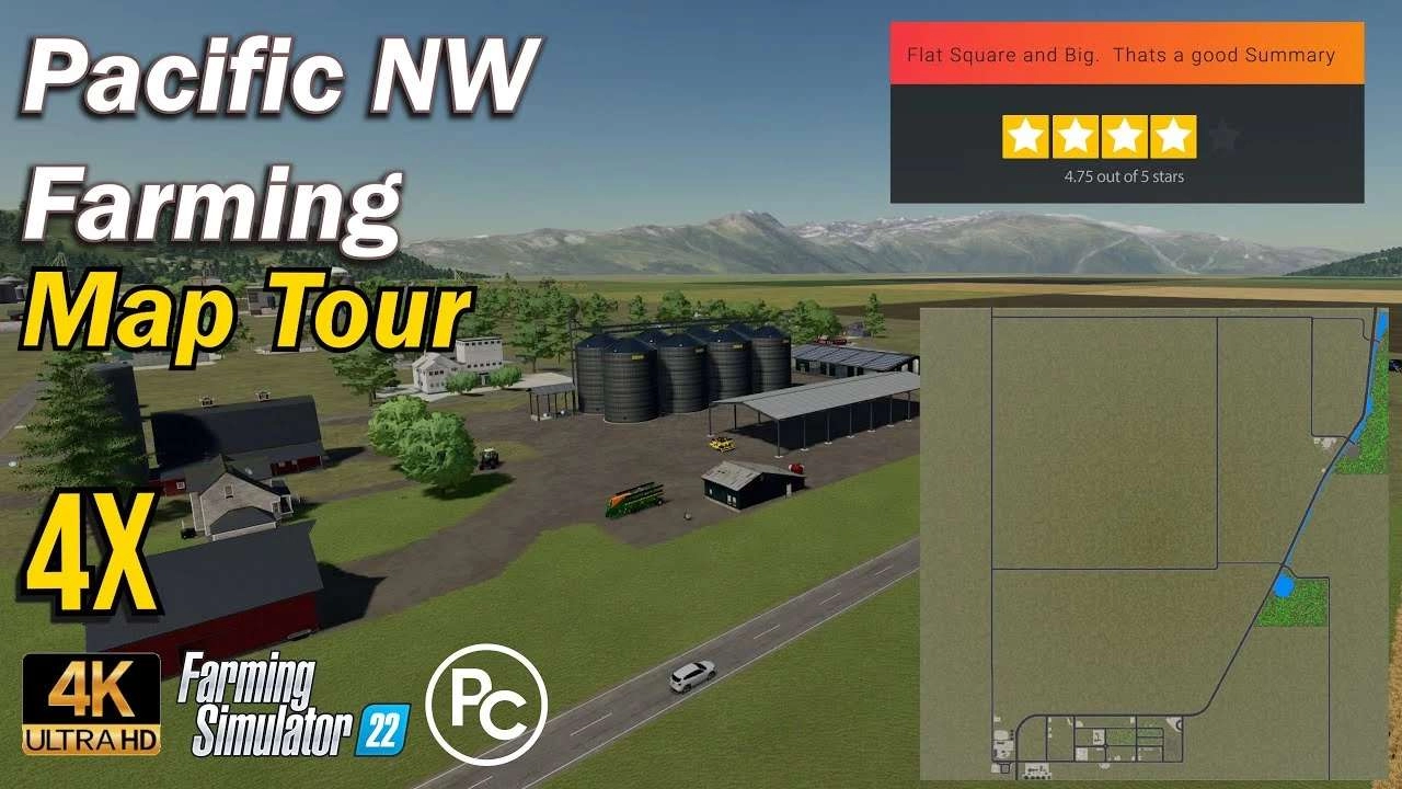 Pacific NW Farming Map v1.0.0.2 for FS22