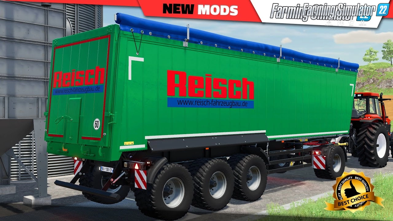 Reisch Agrimaxx 1060 + RSDY-14 Trailer v1.1 for FS22