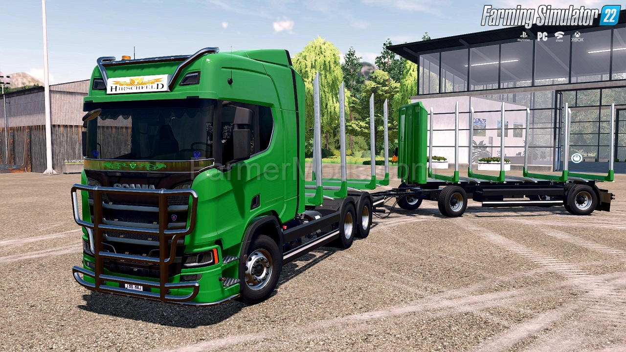 Scania R Wood v1.0 by Ap0lLo for FS22