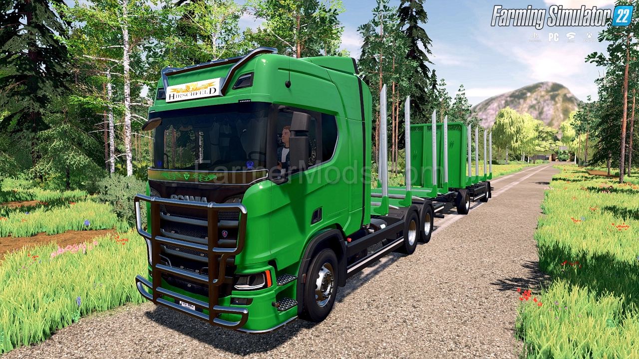 Scania R Wood v1.0 by Ap0lLo for FS22