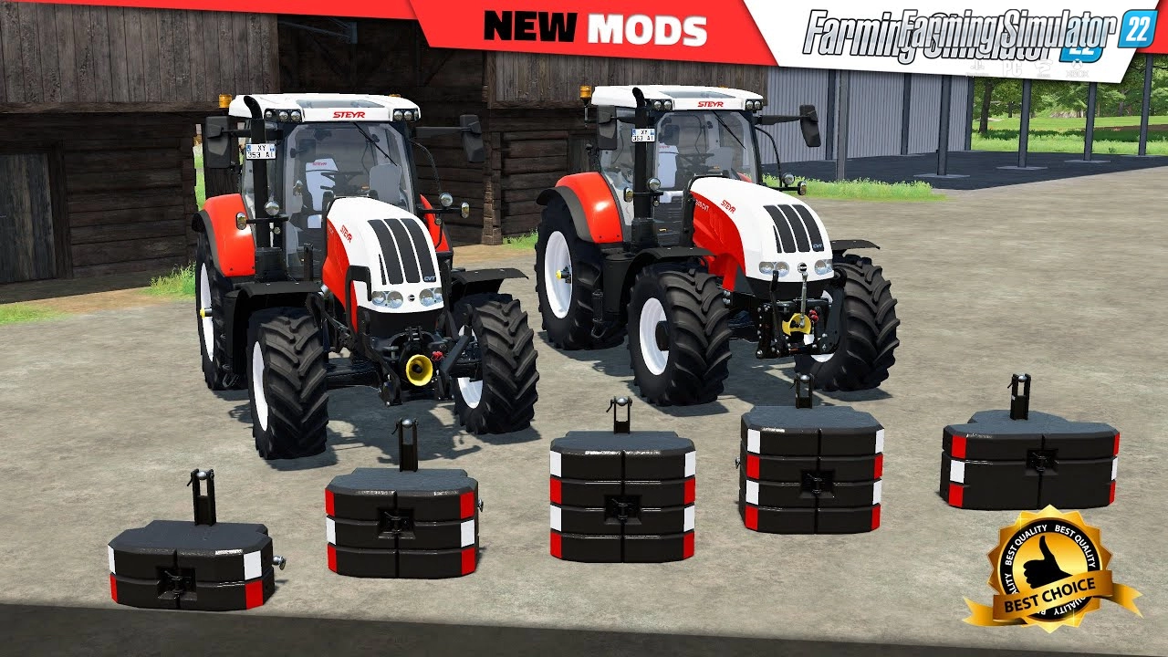Steyr CVT Pack Tractors v1.1.1 for FS22