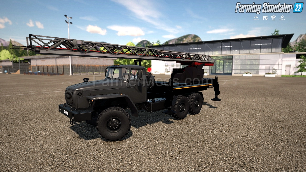 Ural 44202 Ladder Truck v1.0 for FS22