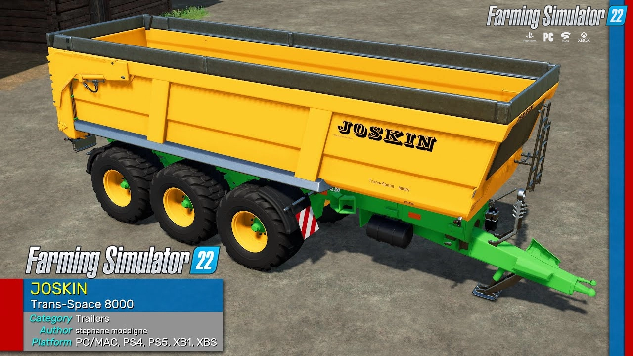 TransSpace8000 Trailer v1.0 for FS22