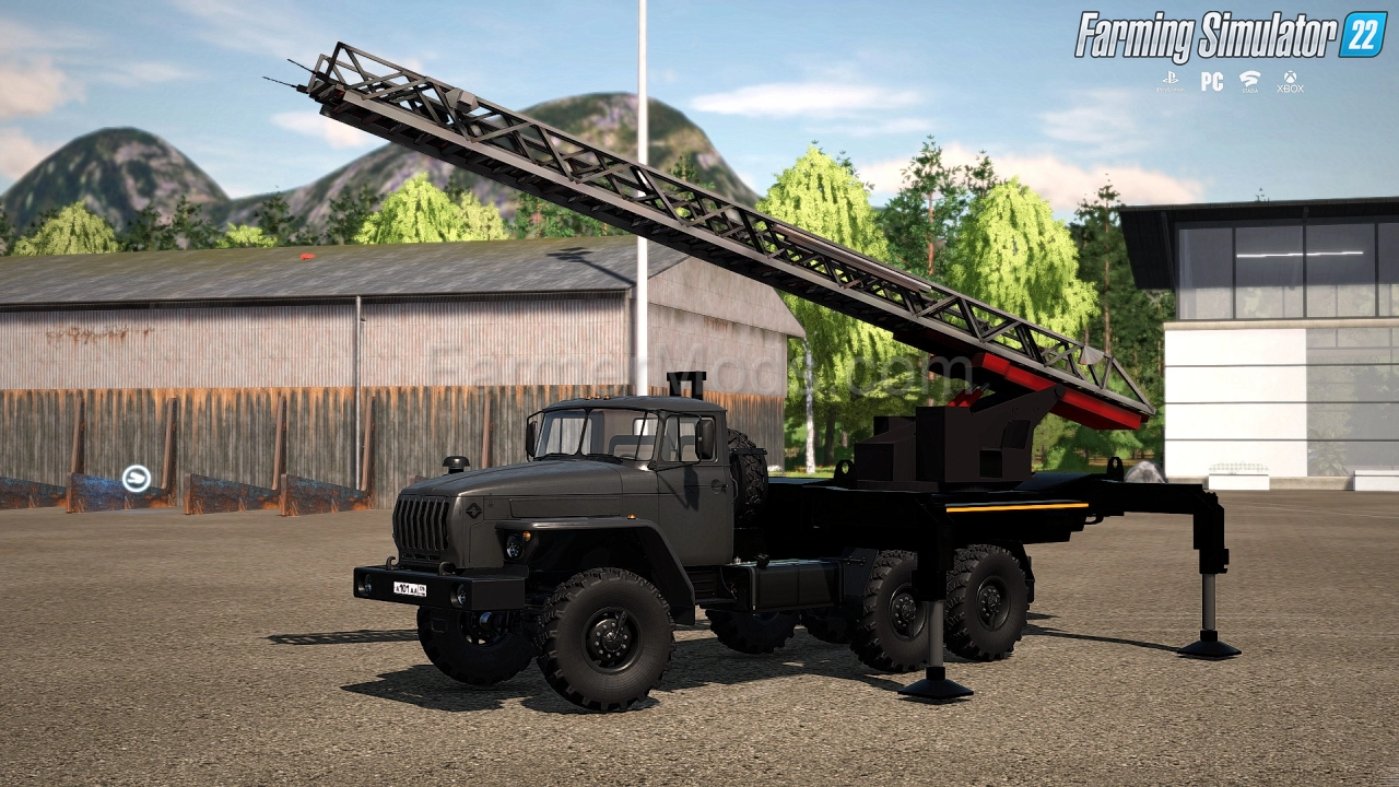 Ural 44202 Ladder Truck v1.0 for FS22