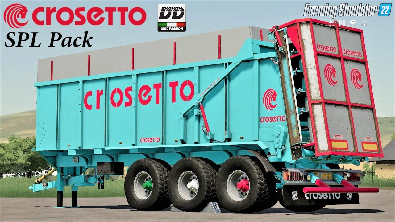 Crosetto SPL Pack Trailers v2.0 for FS22