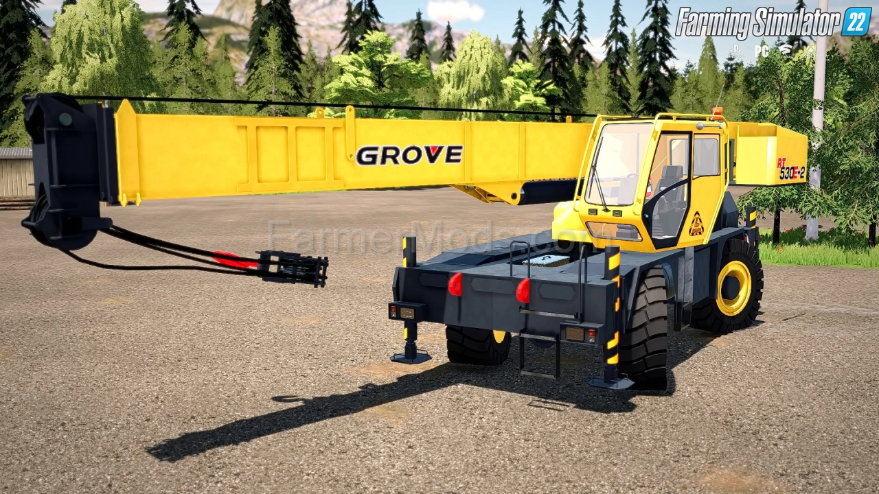Crove RT 530E-2 Crane v1.0 for FS22