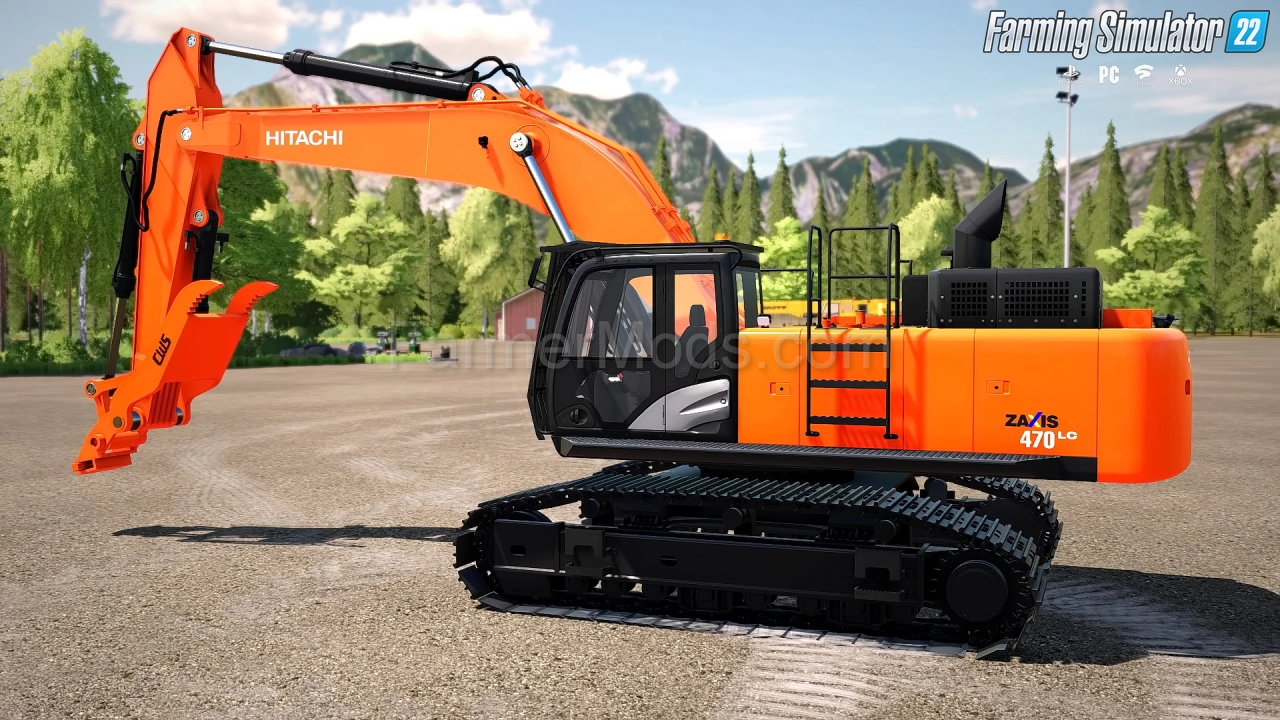 Hitachi Zaxis 470 LC Hydraulic Excavator v1.0 for FS22