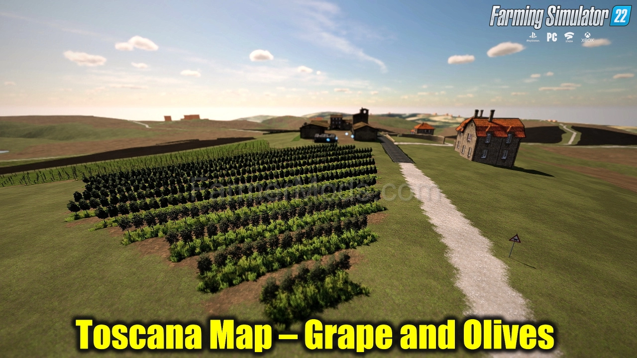 Toscana Map v4.1 By Rita_Max for FS22