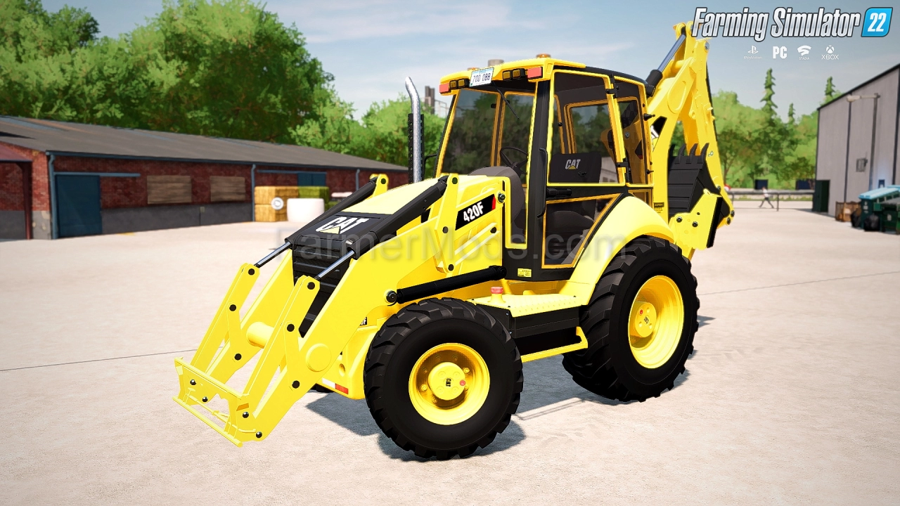 CAT 420F Backhoe Loader v2.0 for FS22