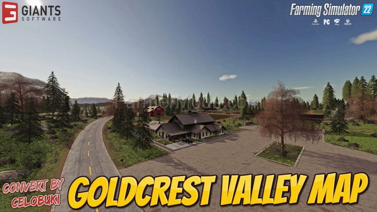 Goldcrest Valley 22 Map v2.0.0.2 for FS22