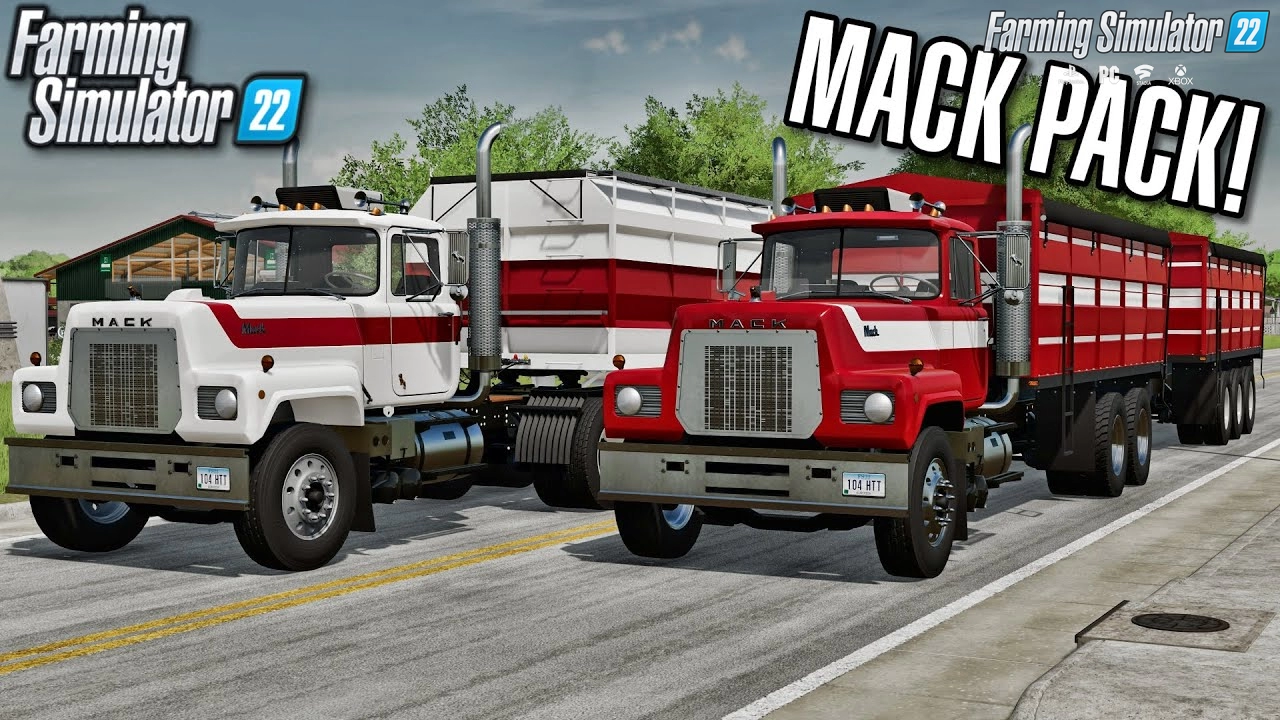 Mack Grain Hauling Pack v2.0.0.1 for FS22