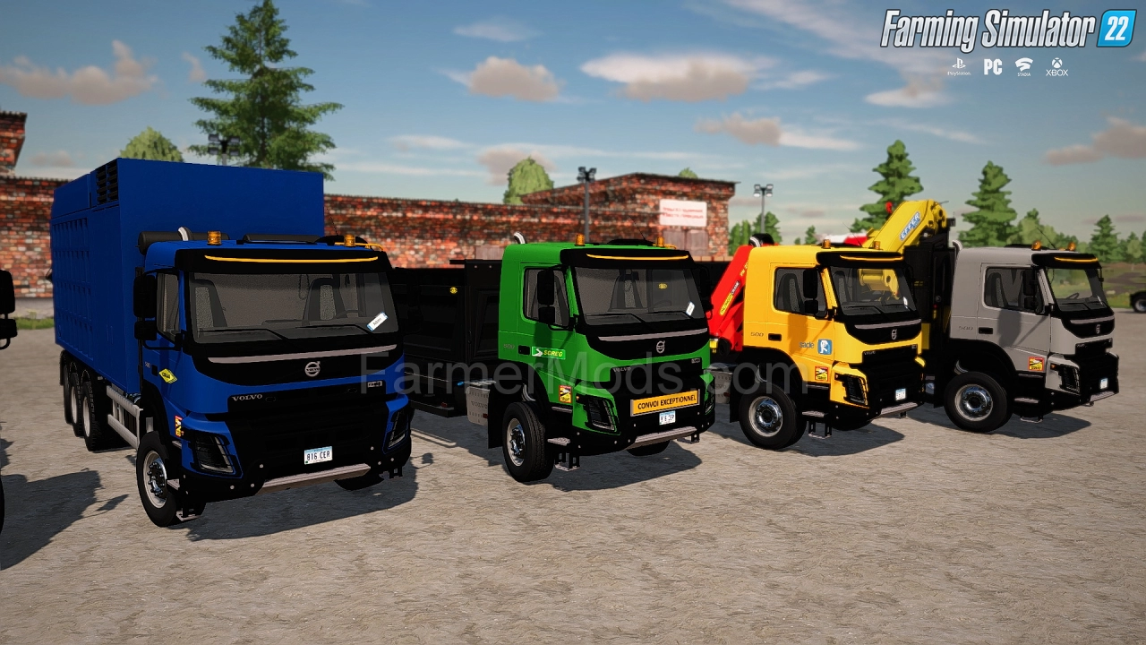 Volvo FMX Pack Trucks v2.0 for FS22