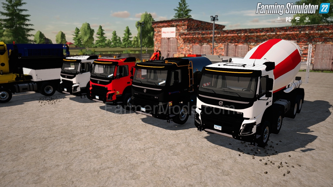Volvo FMX Pack Trucks v1.0 for FS22
