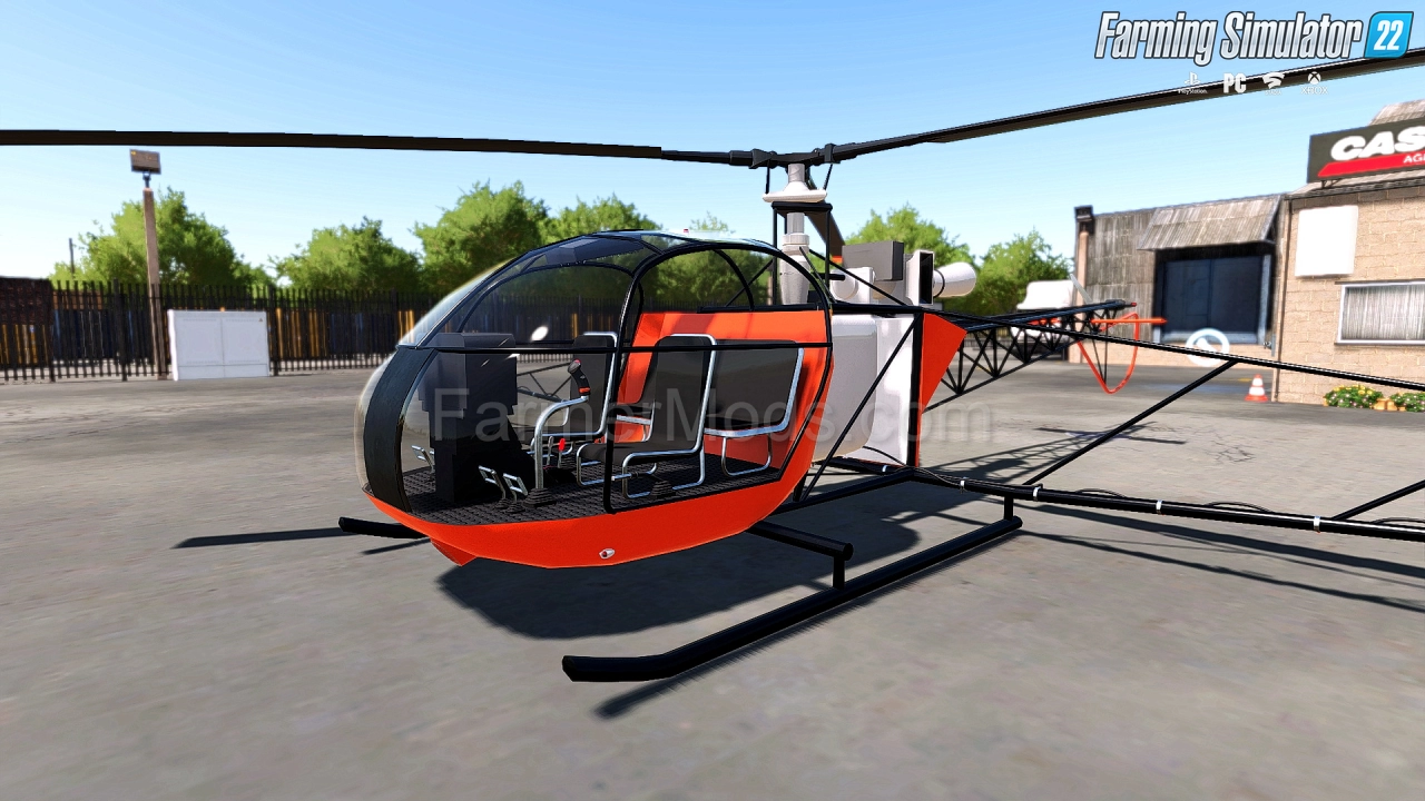 Alouette II SE 313B Sprayer v1.0 for FS22