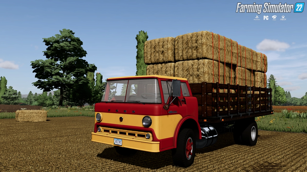 Ford C600 Flatbed Truck v2.0 for FS22