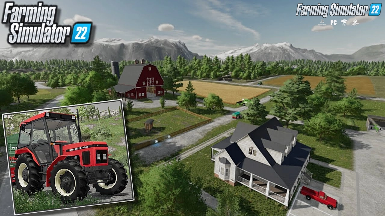 Goldcrest Valley Map v1.1.3 for FS22