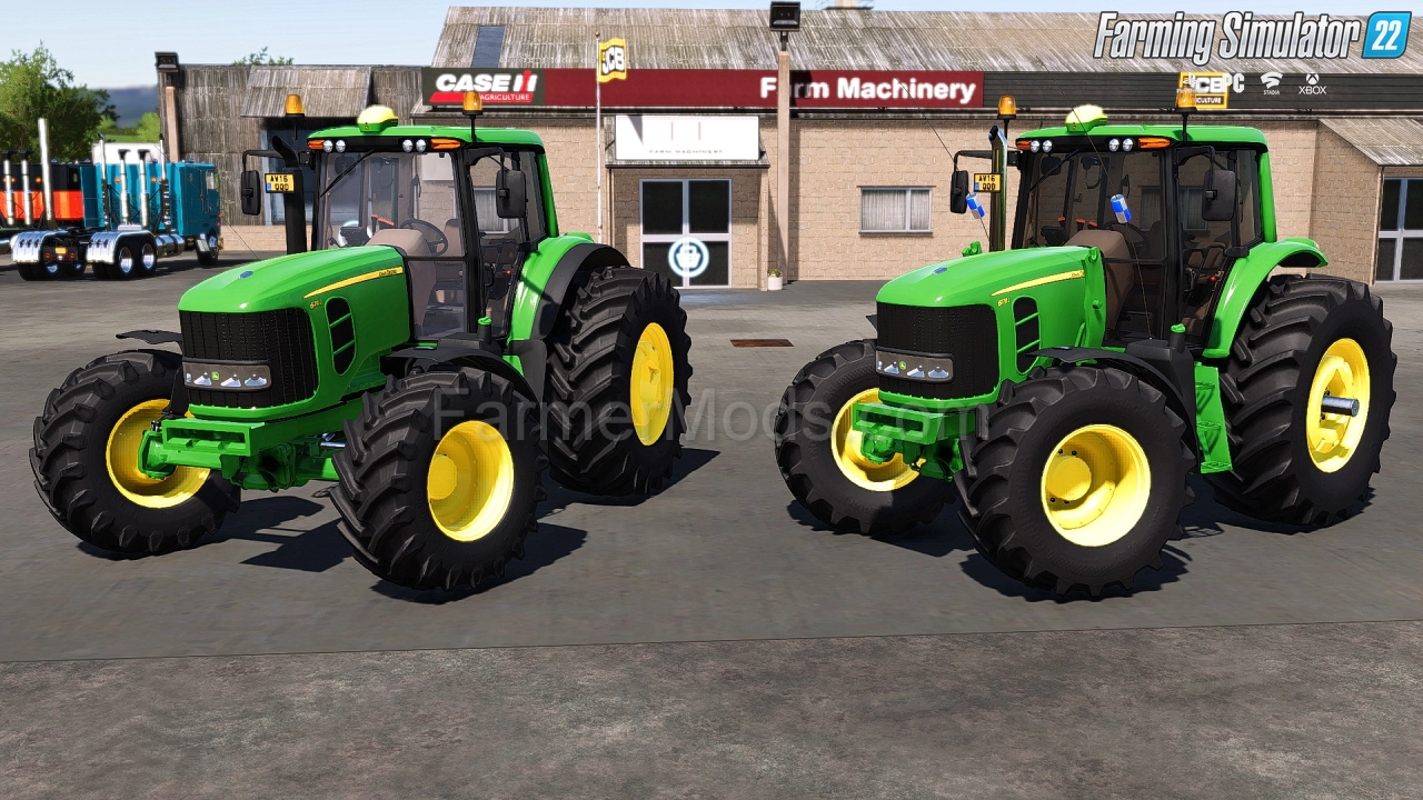 John Deere 6J Tractor v1.0 for FS22