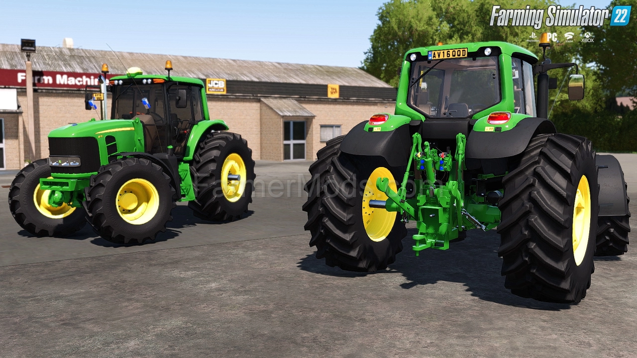 John Deere 6J Tractor v1.0 for FS22