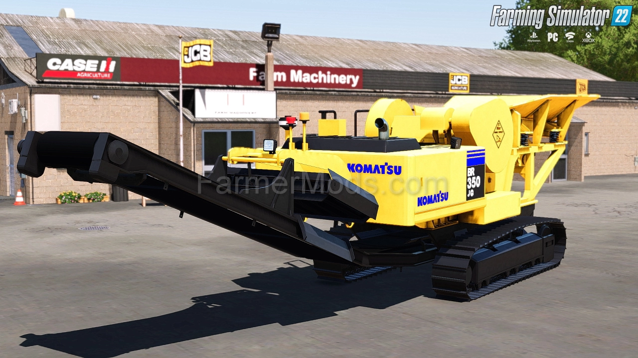 Komatsu ВR-350JG Jaw Crusher v1.0 for FS22