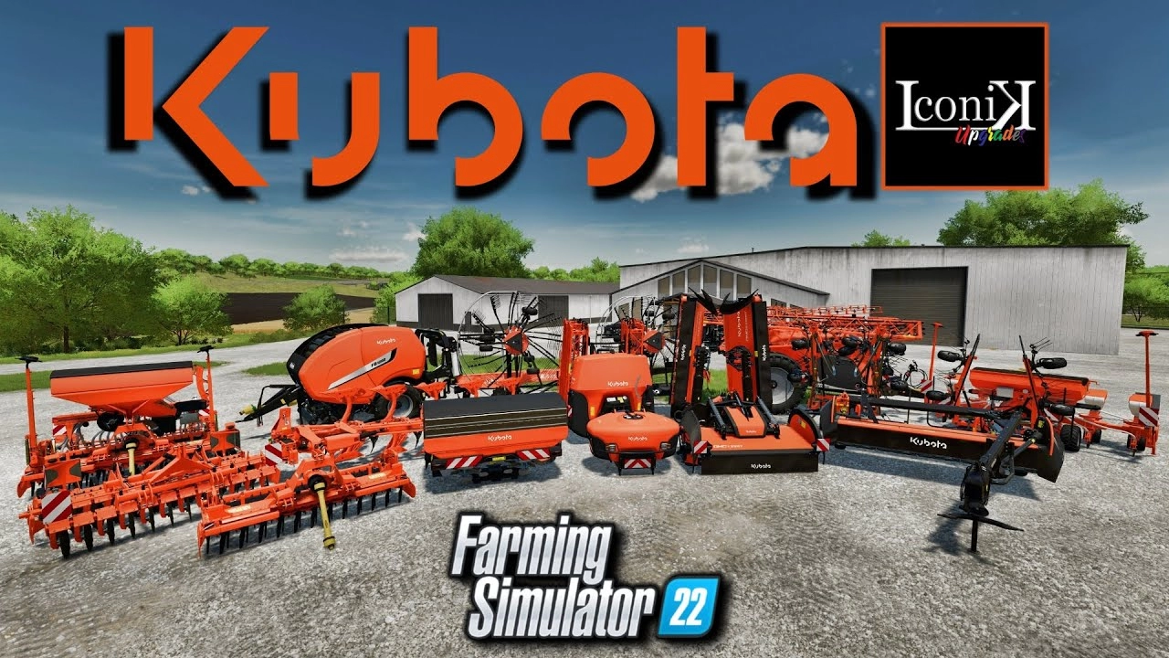 Kubota Equipment Pack v1.0 By Iconik for FS22