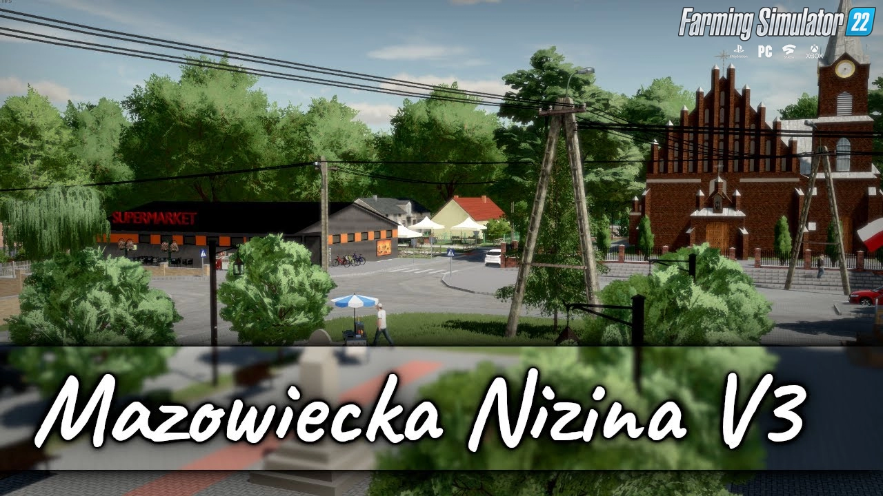 Mazowiecka Nizina Map V3 v1.0.1 for FS22