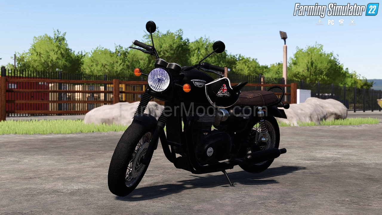 Triumph Bonneville T120 Black Motorcycle v1.0 for FS22