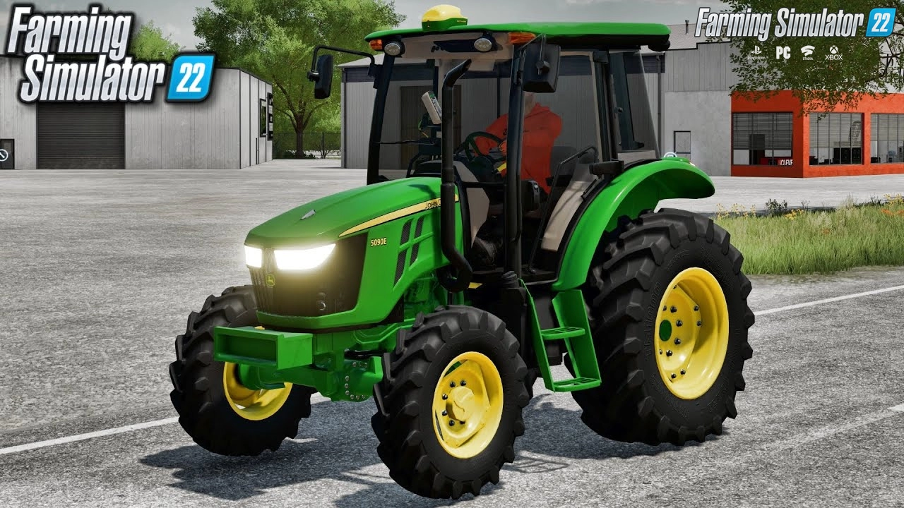 John Deere 5080E Series Tractor v1.1 for FS22