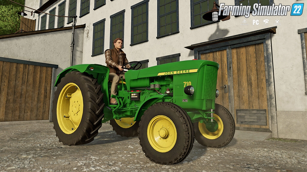 John Deere 710 Tractor - FarmCon22 v1.0 for FS22