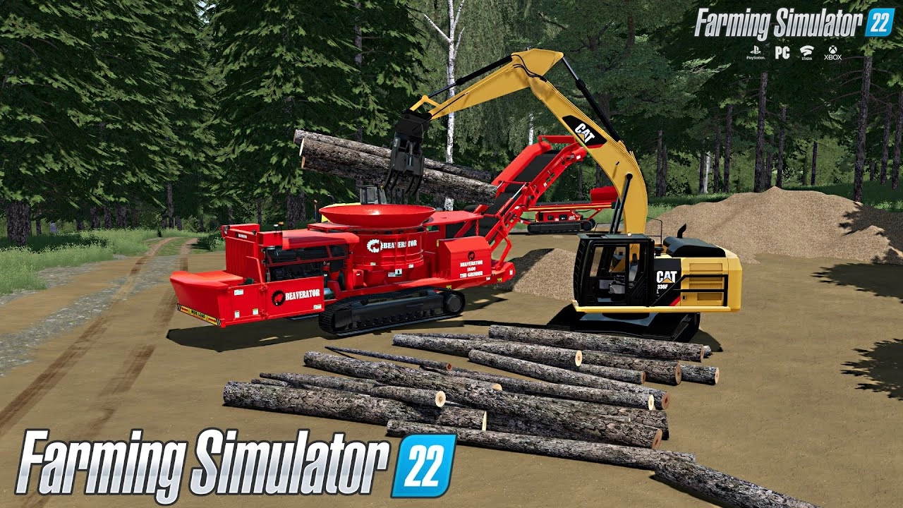 Beaverator 1600 Tub Grinder - Farming Simulator 22