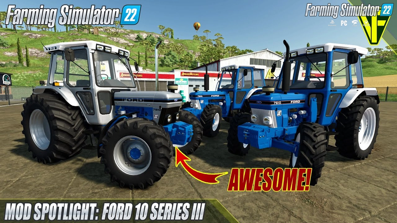 Ford Series 10 Force III Tractor v1.1 for FS22