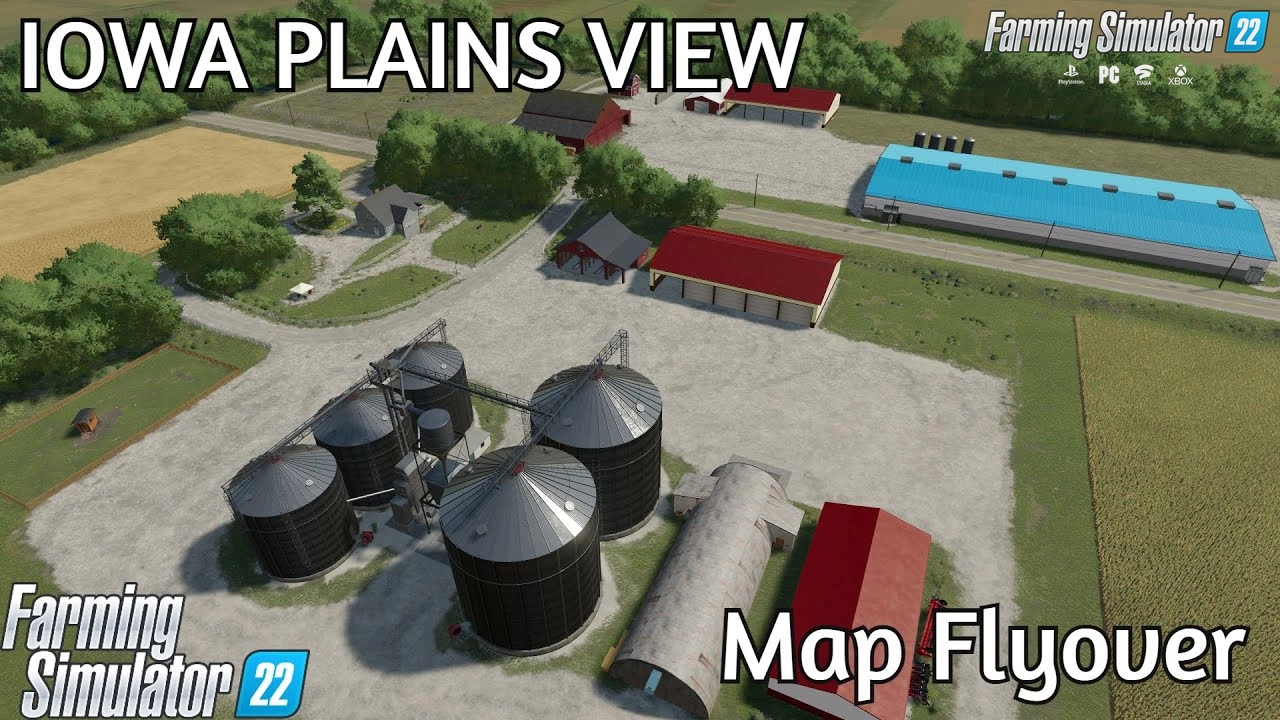 Iowa Plains View Map v1.0.0.8 for FS22