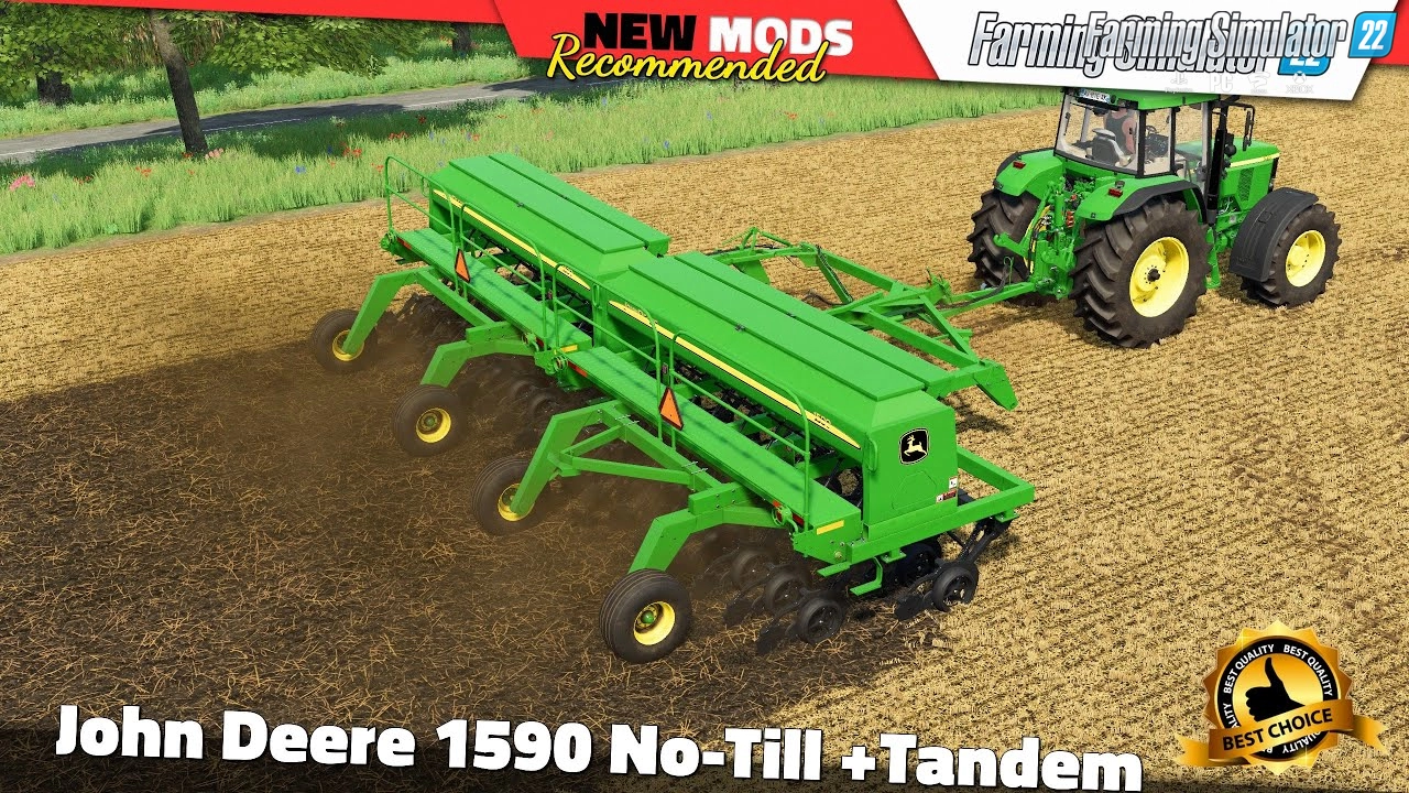 John Deere 1590 And Tandem v2.0 for FS22