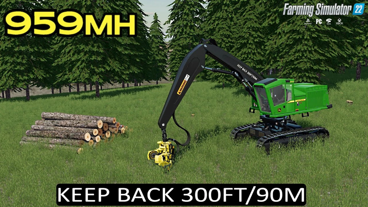 John Deere 959MH v1.0 for FS22