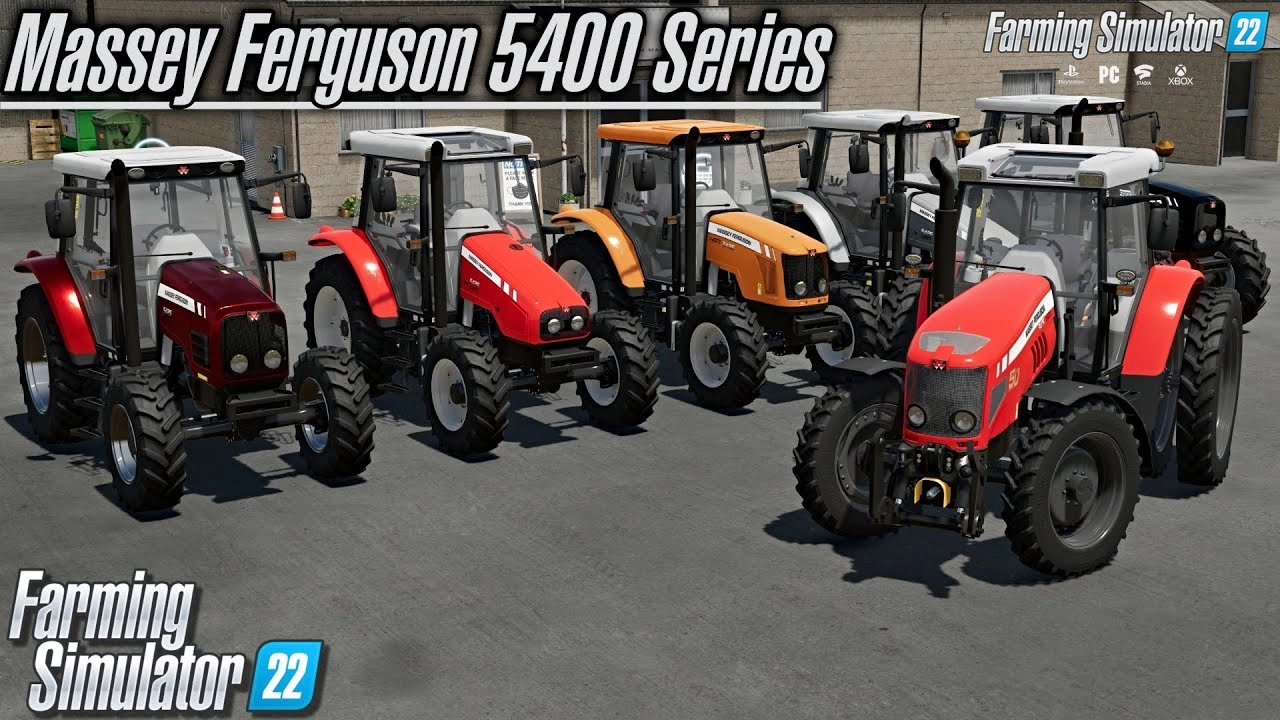 Massey Ferguson 5400 Series v1.3 for FS22