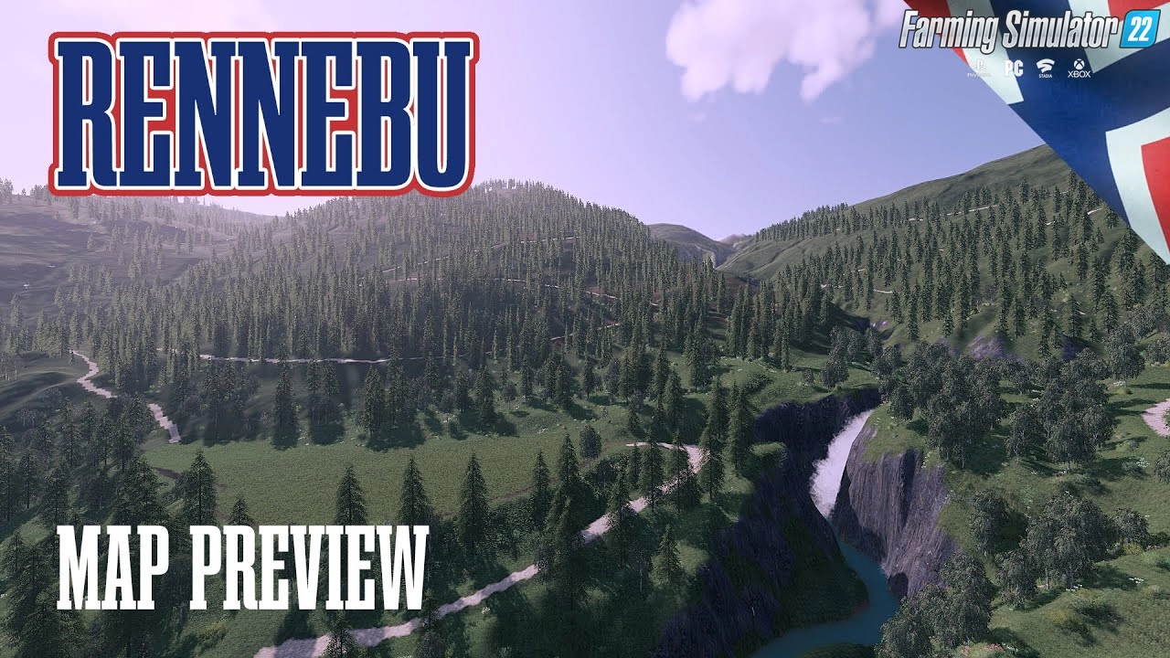 Rennebu Map v1.0.2 for FS22