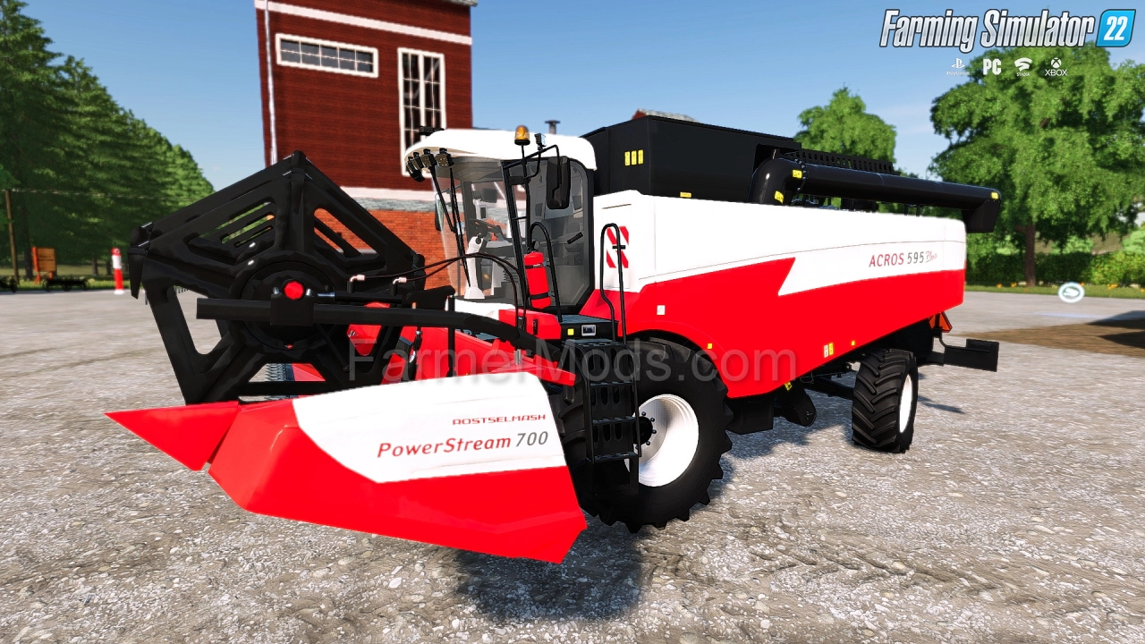 Rostselmash Acros 595 Harvester v2.5 for FS22