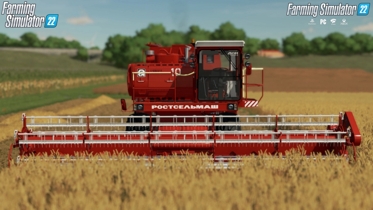 Don 1500 Rostselmash Harvester v1.0 for FS22