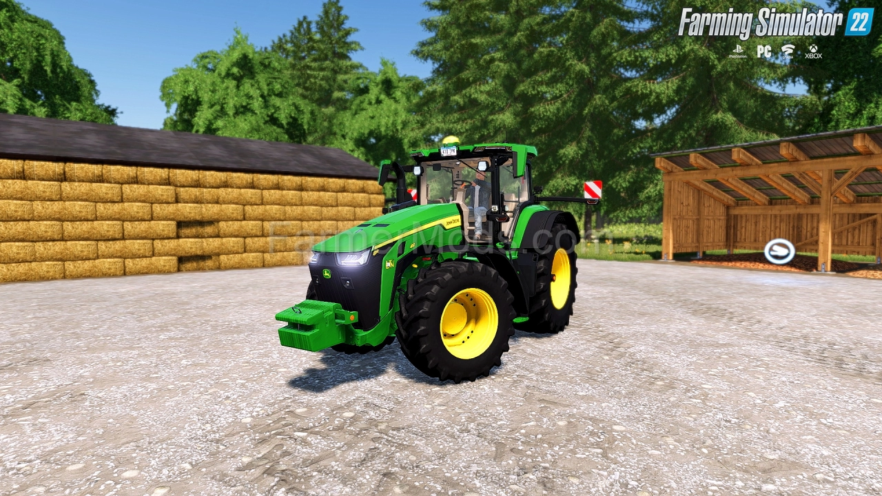 John Deere 8R 280-410 4th Generation Tractor v1.0 for FS22