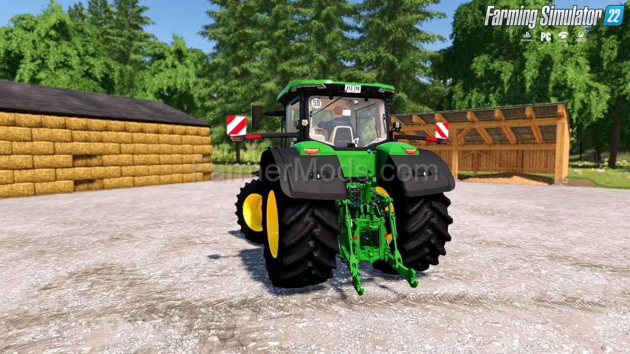 John Deere 8R 280-410 4th Generation Tractor v1.0 for FS22