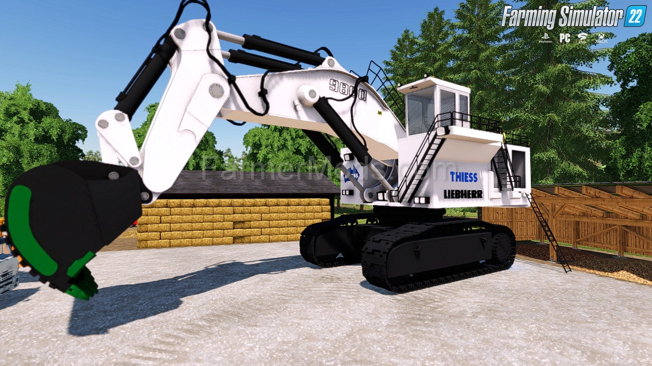 Liebherr 9800 Mining Excavator v2.0 for FS22