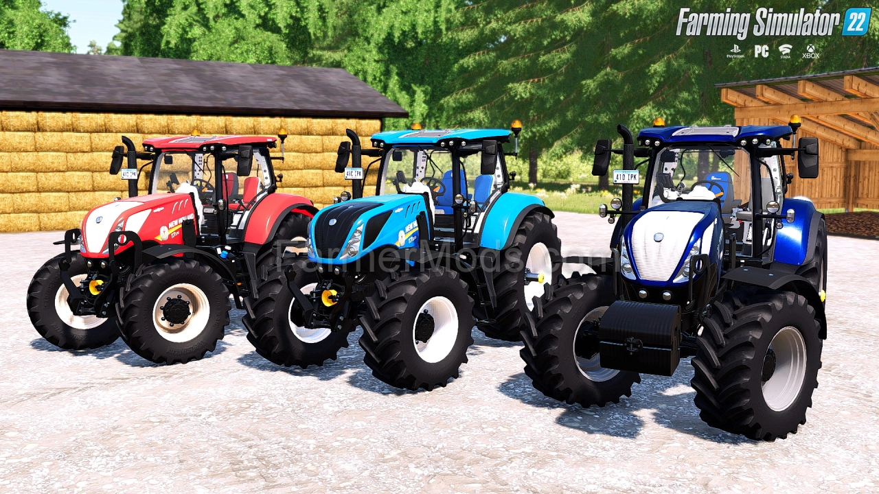 New Holland T7 Series Tractor v1.4 By blauea for FS22