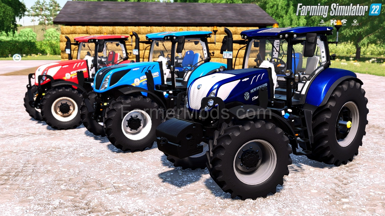New Holland T7 Series Tractor v1.4 By blauea for FS22