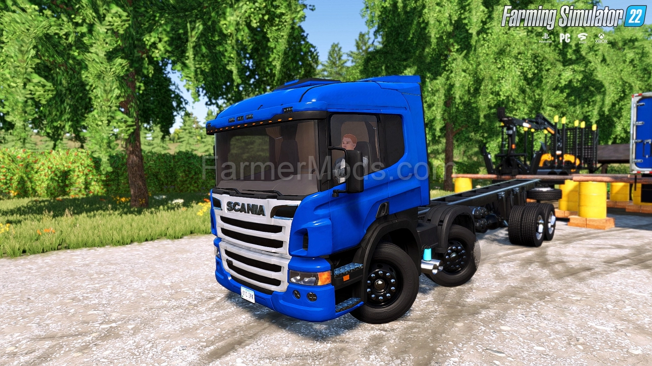 Scania P310 Truck + Trailers v1.0 for FS22