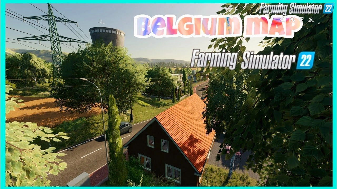 Belgium Map v1.0 for FS22