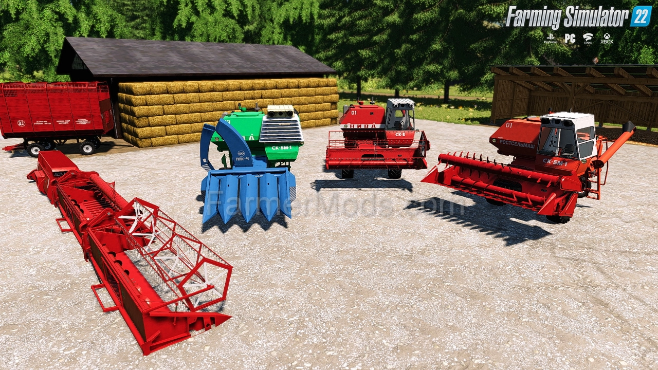 Combine RSM SK-5 Niva Pack v1.0.0.5 for FS22