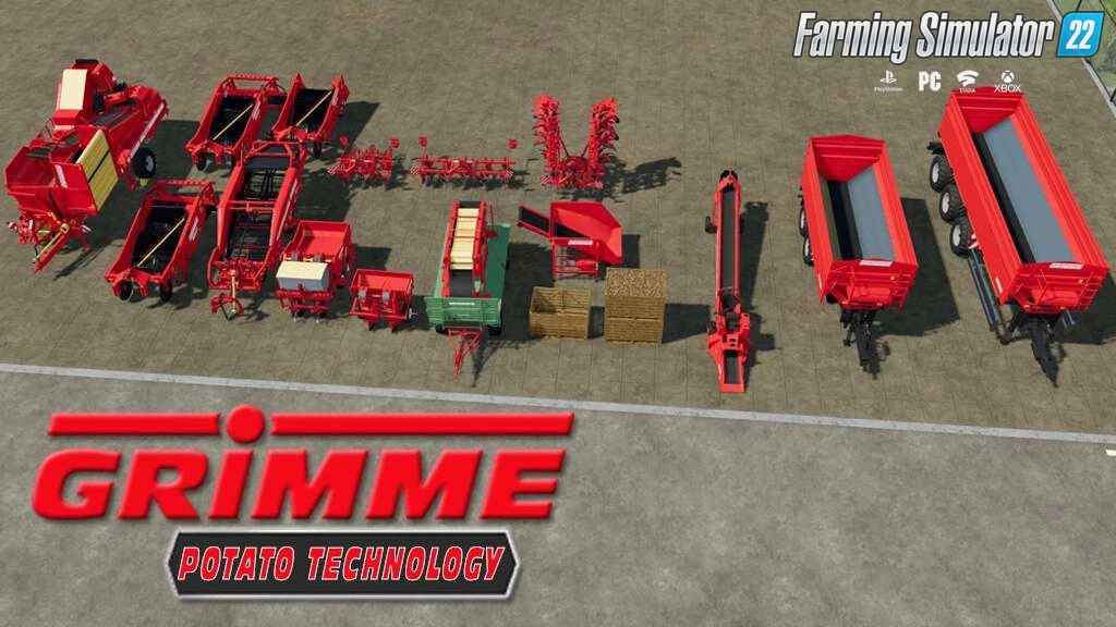 Grimme Pack Mods v1.0.0.1 By Peppe978 for FS22