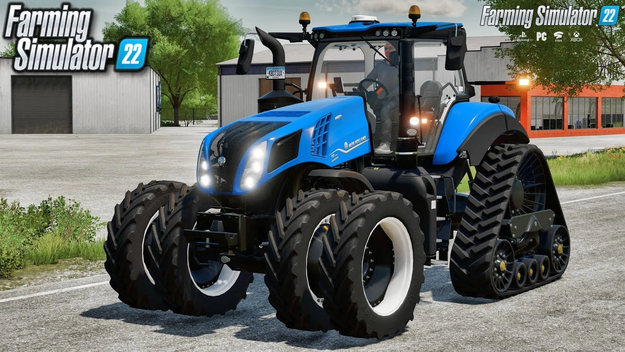 New Holland T8 US / EU Tractor v1.1 for FS22