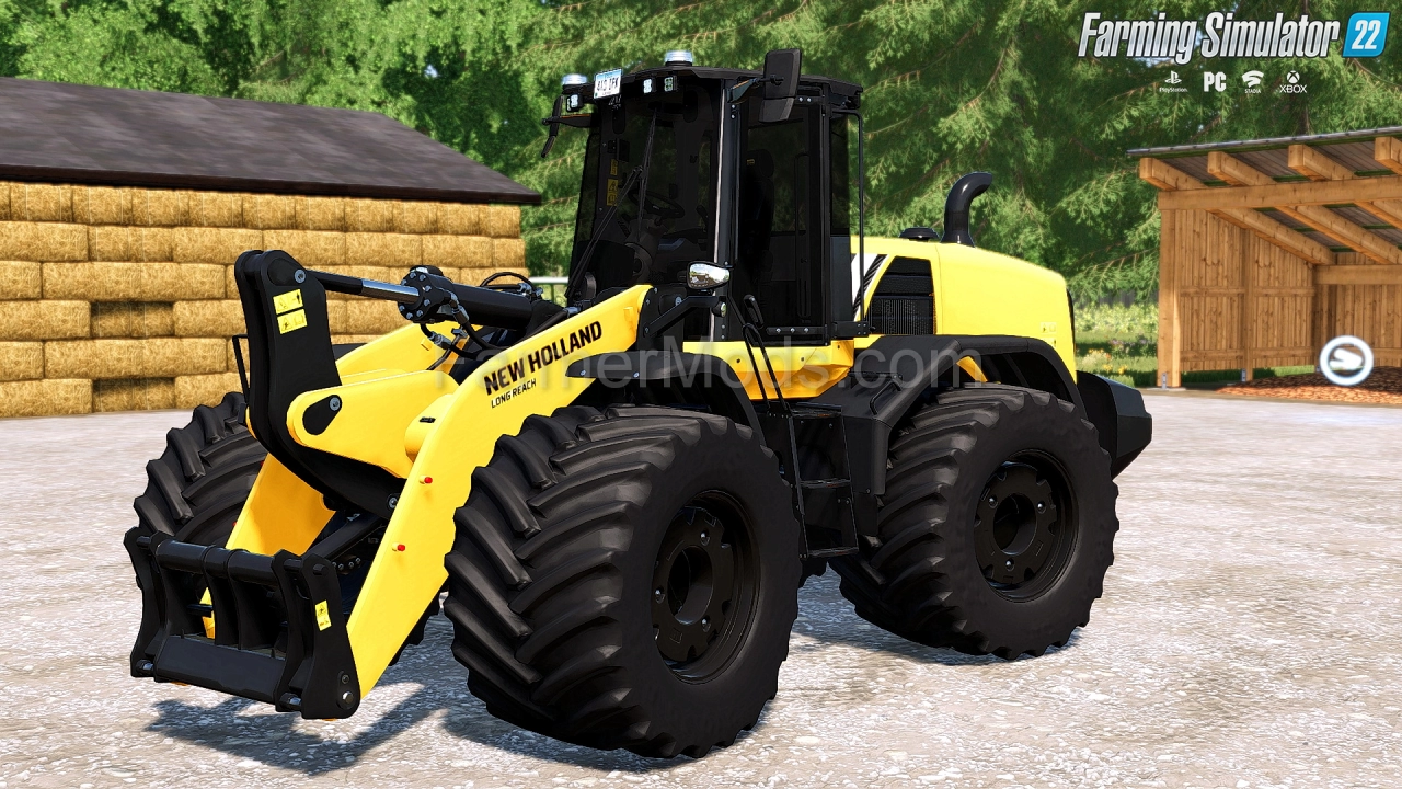 New Holland W190D v2.1.0.1 By Mr_Zena_ for FS22